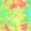 Topografische kaart La Guiche, hoogte, reliëf
