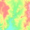 Topografische kaart Nabawa, hoogte, reliëf