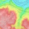 Topografische kaart 92190, hoogte, reliëf