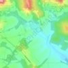 Topografische kaart Aizelles, hoogte, reliëf