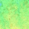 Topografische kaart Hoogeloon, hoogte, reliëf