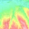 Topografische kaart сельское поселение Гвардейцы, hoogte, reliëf