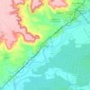 Topografische kaart Simancas, hoogte, reliëf