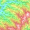 Topografische kaart Masta, hoogte, reliëf