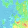 Topografische kaart Vaasa, hoogte, reliëf