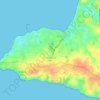 Topografische kaart La Plaine-sur-Mer, hoogte, reliëf