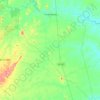 Topografische kaart Ponto Novo, hoogte, reliëf