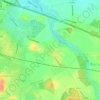 Topografische kaart Toarp, hoogte, reliëf