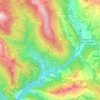 Topografische kaart Seira, hoogte, reliëf