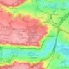 Topografische kaart 91120, hoogte, reliëf