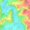 Topografische kaart L'Isle-sur-Serein, hoogte, reliëf