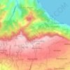 Topografische kaart Saint Joseph, hoogte, reliëf