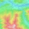 Topografische kaart Lend, hoogte, reliëf