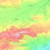Topografische kaart Sotalbo, hoogte, reliëf