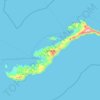 Topografische kaart Amorgos, hoogte, reliëf
