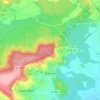 Topografische kaart Craonne, hoogte, reliëf