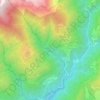 Topografische kaart Caprezzo, hoogte, reliëf