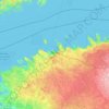 Topografische kaart Harju maakond, hoogte, reliëf