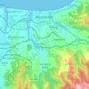 Topografische kaart Daïra Boumerdès, hoogte, reliëf