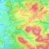 Topografische kaart Haibach, hoogte, reliëf
