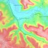 Topografische kaart Vindrac-Alayrac, hoogte, reliëf