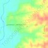 Topografische kaart Cosby, hoogte, reliëf