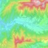 Topografische kaart Le Poët-Laval, hoogte, reliëf