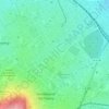 Topografische kaart Charmois, hoogte, reliëf