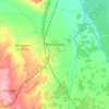 Topografische kaart Matapozuelos, hoogte, reliëf