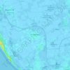 Topografische kaart Koudekerke, hoogte, reliëf