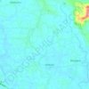 Topografische kaart Thuravoor Gramapanchayat, hoogte, reliëf