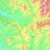 Topografische kaart Mendhar, hoogte, reliëf