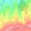 Topografische kaart Brüllingsen, hoogte, reliëf