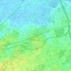 Topografische kaart Etten-Leur, hoogte, reliëf