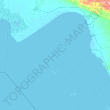 Topografische kaart Howmeh-ye Deylam RD, hoogte, reliëf