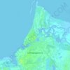 Topografische kaart Северодвинск, hoogte, reliëf