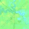 Topografische kaart Beaverton, hoogte, reliëf