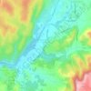 Topografische kaart Saint-Maurice-d'Ardèche, hoogte, reliëf