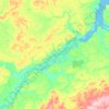Topografische kaart Хатанга, hoogte, reliëf