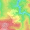 Topografische kaart Smuid, hoogte, reliëf