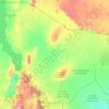 Topografische kaart Marsabit County, hoogte, reliëf