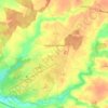 Topografische kaart Farges-en-Septaine, hoogte, reliëf