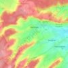 Topografische kaart Alembon, hoogte, reliëf