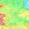 Topografische kaart Erligheim, hoogte, reliëf