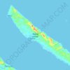 Topografische kaart Alabat Island, hoogte, reliëf
