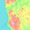 Topografische kaart Mbinga, hoogte, reliëf