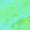 Topografische kaart Siegerswoude, hoogte, reliëf