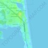 Topografische kaart Dewey Beach, hoogte, reliëf
