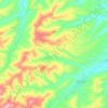 Topografische kaart Scerni, hoogte, reliëf