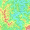 Topografische kaart Laranja da Terra, hoogte, reliëf